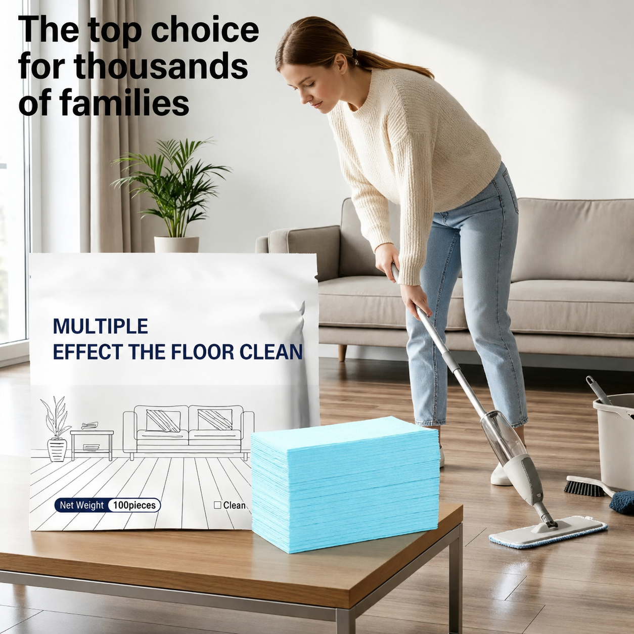 Last Day 80% OFF🫧Multi-Surface Antibacterial Cleaner for Hardwood, Tile & Laminate
