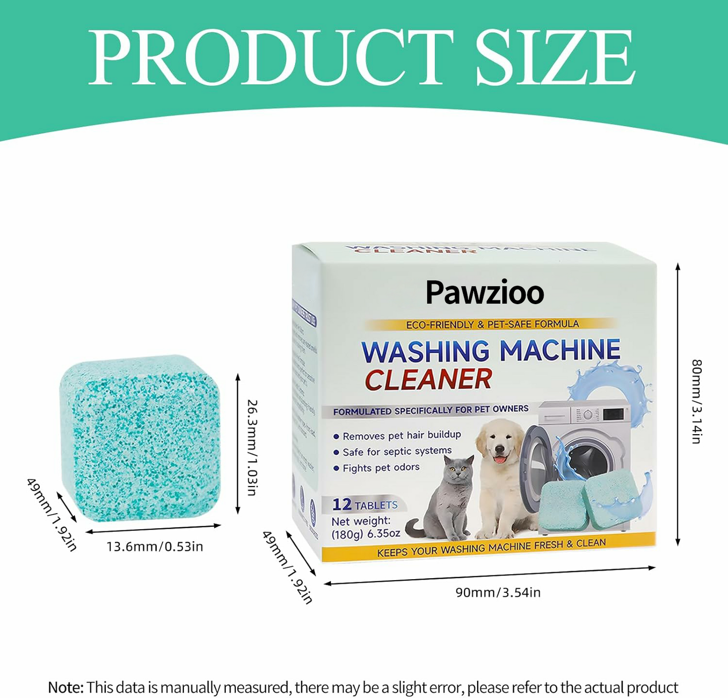 🔥Eco-Friendly Washing Machine Cleaner Fights Pet Odors & Hair Build-Up for Fresh Clean Machines