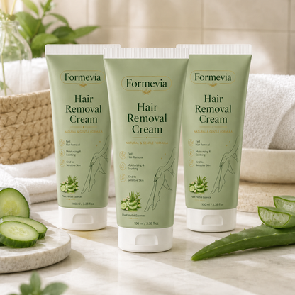 Formevia™ Natural Gentle Hair Removal Cream | For Women & Men, Sensitive Skin
